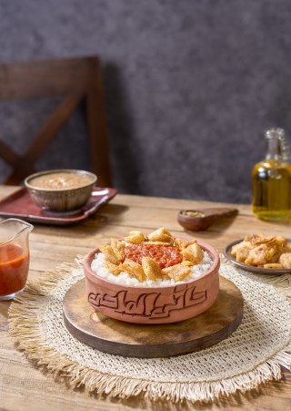 طاجن فتة سادة