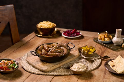 سجق بلدي محمر بالزبدة
